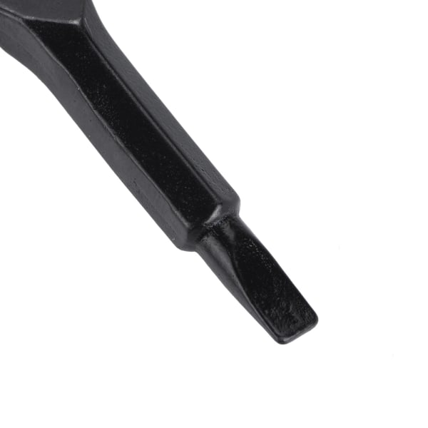 2 ST Utomhus rostfritt stål bärbar skruvmejsel Set Verktyg med nyckelring (svart)