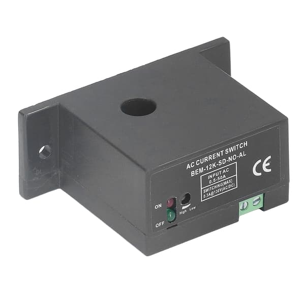 BERM AC Strømfølingskontakt Normalt Åben Miniature Strømtransformator Kontakt 0,5‑50A
