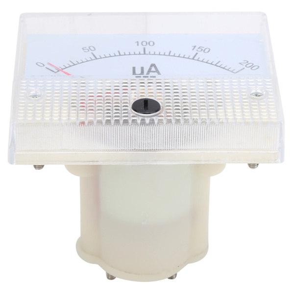 85C1 DC 0~200UA Pointer Strømmåler Høy Nøyaktighet Amperemeter Analogt Panel Strømmåler