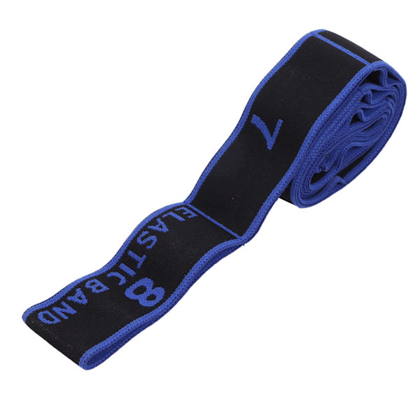 Motståndsband Yoga Latindans Dragrem Bälte Fitness Elastisk Träning Stretching BandBlå nummer