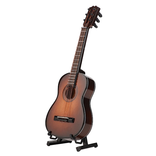 Miniatyyrikitaramalli, hieno bassopuusta valmistettu minielectrokitaran koti-instrumenttikoristeluun, 7,9 tuumaa