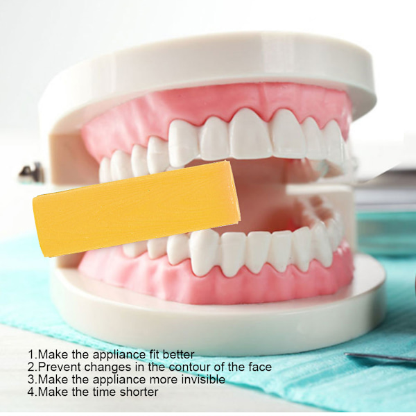 Aligner Chewies Ortodonti Bit Tänder Chewies Ortodonti Retainer Munvård (Mango)