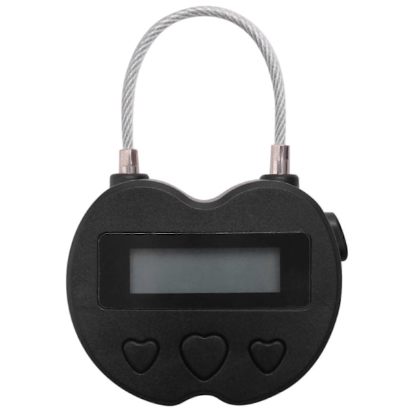 Smart Time Lock LCD-display Tidslås USB Uppladdningsbart Temporärt Hänglås Rese Elektronisk