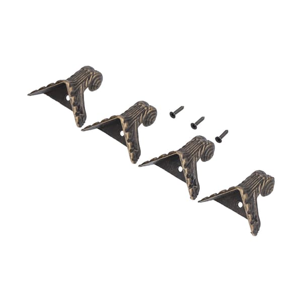 12 stk. smykkeskrinben Antikk elegant utseende Premium legering Solid Slitesterk Rustfri trekasseben