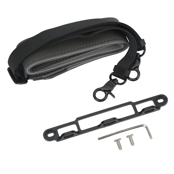Fjärrkontroll PU Läder Halsband Justerbar Lanyard med Aluminiumlegering Fäste för Mini3Pro RC med Skärm