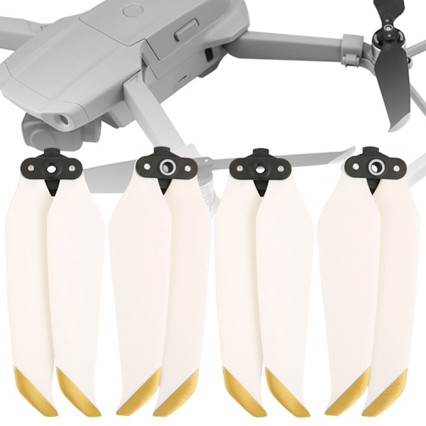 4 st propellrar reservdelar tillbehör passar för DJI Mavic Air 2 drönareVit