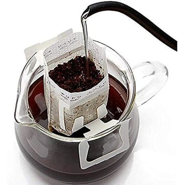 100 Engångs Droppkaffepåsar, Perfekt för Hemmet, Resor, Kontoret