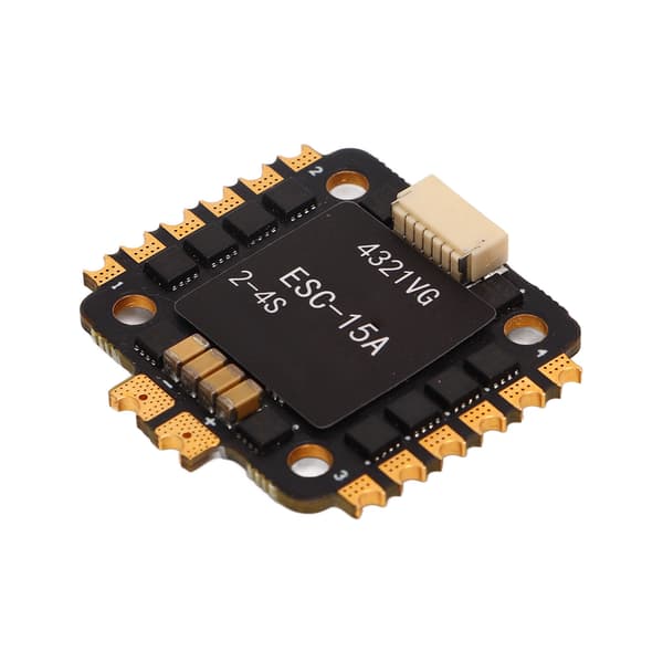 HAKRC RC Drone ESC 15A Sort Svart Hurtig Respons 4 i 1 Drone ESC til FPV Drone Quadcopter