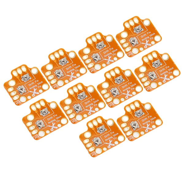 10 stk. Universal Gamepad Joystick Drift Reparationskort 3D Thumb Stick Drift Fix Mod til PS4 til PS5 til XBOX Guld
