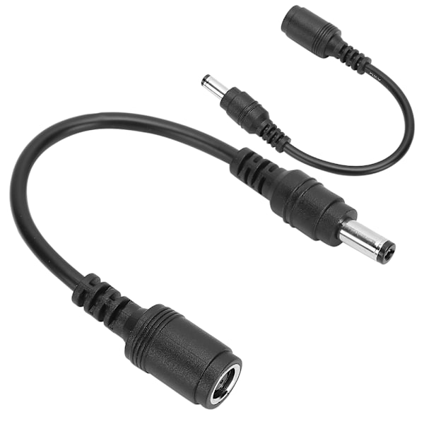 2 stk DC strømoplader adapter konverter 7,4x5,0 mm hun til 5,5x2,5 mm han til HP bærbar computer