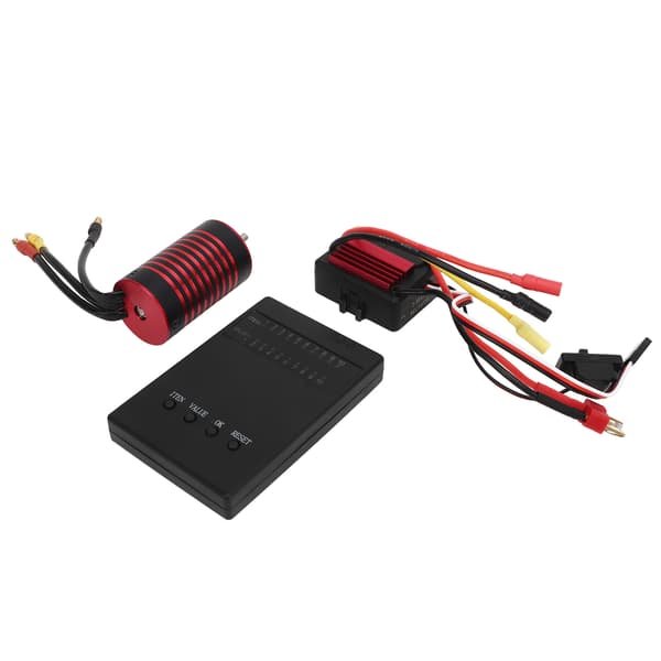 RC Børsteløs Motor ESC Sæt 2845 Vandtæt Motor 35A ESC Programkort Sæt til 1/12 Fjernstyret Bil 2800KV