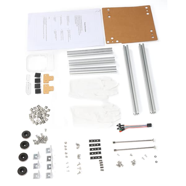 ITX Computer Åbent Kabinet Beslag God Varmeafledning Split Hardware Struktur Aluminium Legering DIY Bare Ramme til Hjemmet Sølv