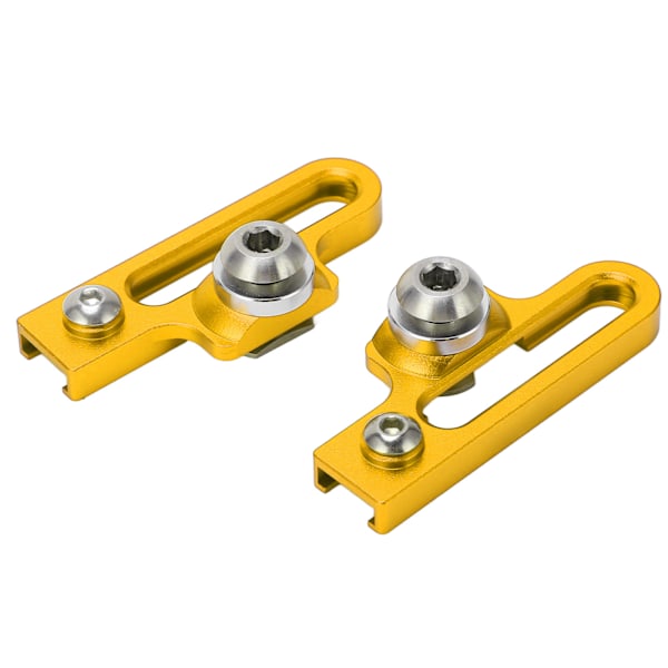 2 stk. cykel C-klemme bremseklodse aluminiumlegering forlængelse C kaliberadapter bremser til racercykler guld