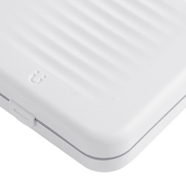 Magnetisk sug sybox bärbar liten dubbelskiktad magnetisk sybox kit för hem sovsal resor vit