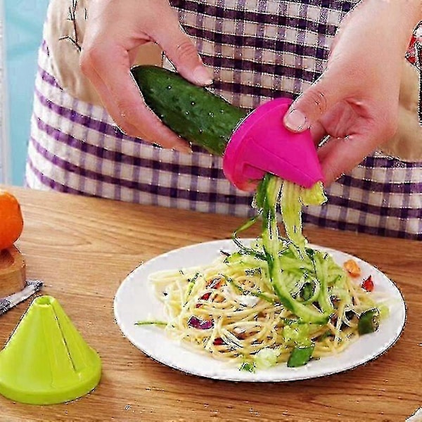 Keittiötyökalutarvikkeet Suppilo Malli Spiraalileikkuri (vihreä)