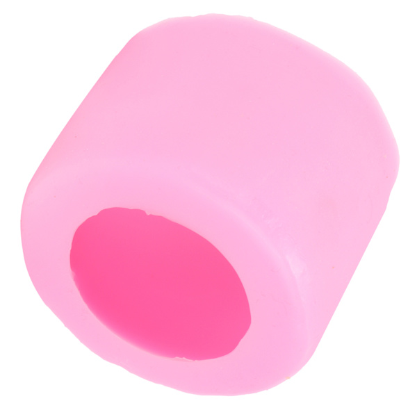 Silikonform rund form for DIY-baking, kake, sjokolade, såpe, stearinlys, aromaterapi, gips