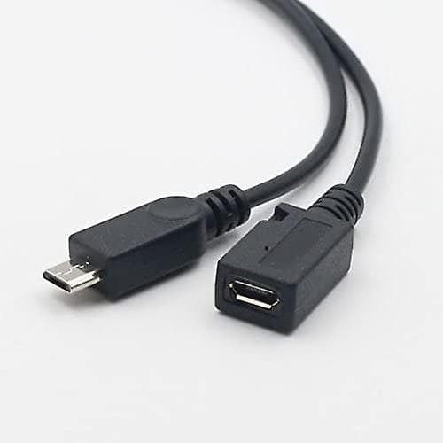 2-pak Auvipal Micro USB OTG-adapter med strømkabel til Firestick, PlayStation Classic og mere