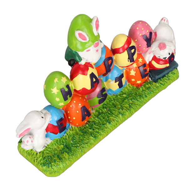 Pääsiäismunat Bunny Ornament Vedenpitävä Hartsi Munat Pupu Keskiosa Suloiset koristeelliset pääsiäishahmot kevätjuhliin