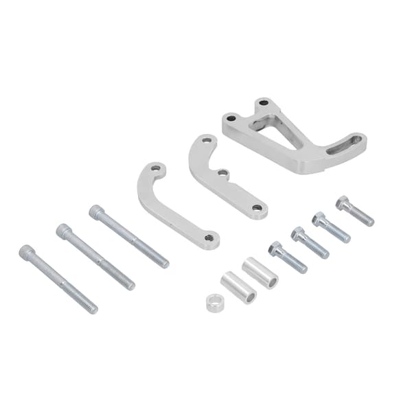 3 stk. bilservostyring monteringsbrakett krompolert erstatning for CHEVY LWP SMALL BLOCK 262‑400