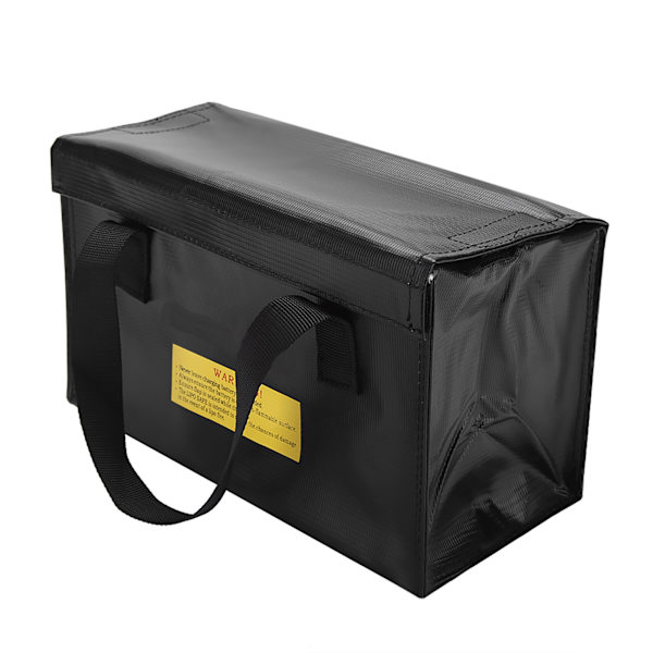 Eksplosionssikker Lipo Battery Safe Bag Stor Pladsopladning Batterier Opbevaringsposer (sort)