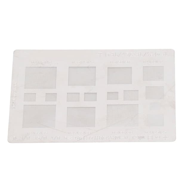 Universal BGA Reballing Stencil Multifunktionel Tin Mesh Loddeskabelon til Telefon BGA IC Chips Reparation