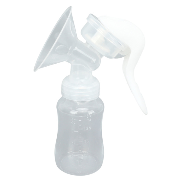 Manuell brystpumpe Sterk sugekraft Myk silikon Brystpumpe for mor 150ml