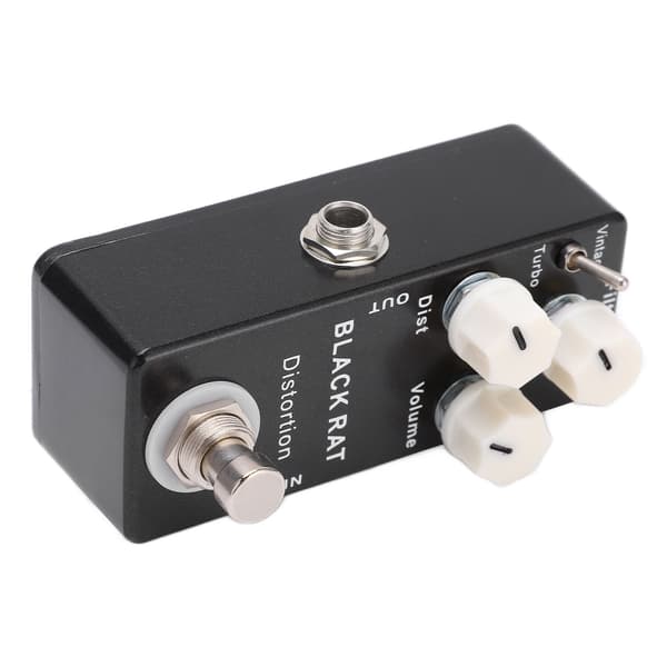 Distortion Guitar Pedal Elektrisk Effektor Enkelt Effekt Tilbehør med True Bypass Switch