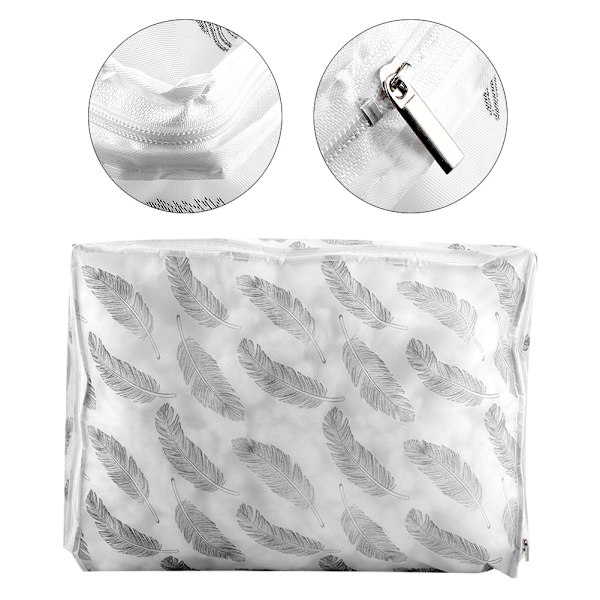 1 stk. sammenklappelig tøjopbevaringspose tæppe dyne sweater organizer boks pung rejsebagage (#4)