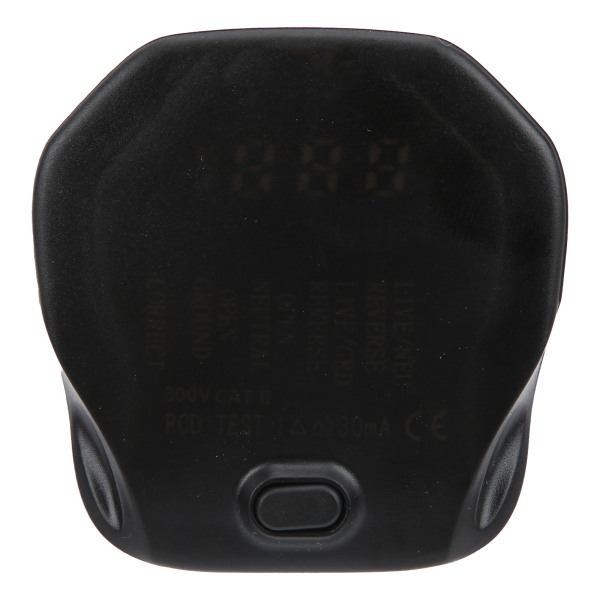 AC09D Digital stikkontakt-tester Spenning Strømbrudd Jordledning Fasedetektor EU AC48‑250V