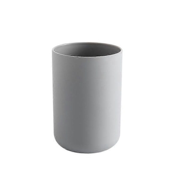 2 Stycken Vita Badrumsmuggar, 7,2 x 10,3 cm Plastmugg Tandborsthållare 300 ml Glas Badrumstillbehör