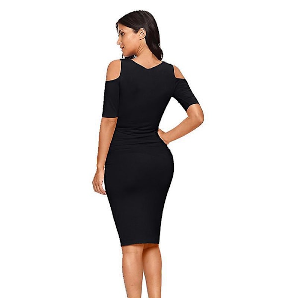 Sommerkjole for gravide kvinner, tanktopp med scoop-utringning, mammaklær, avslappet bodycon-bekledning