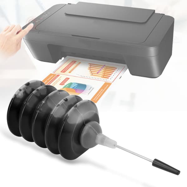 30 ml til Canon/Lexmark/Lenovo printerpatron genopfyldningsblæk (sort)