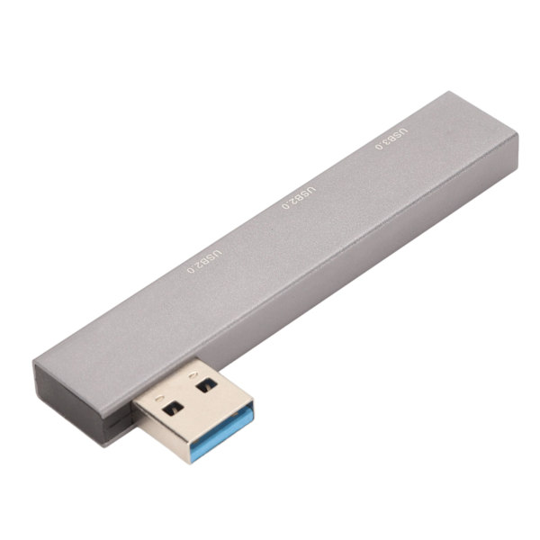 USB3.0 Hub Mini 3 in 1 1xUSB3.0 2xUSB2.0 5Gbps Bärbar höghastighets USB multifunktionshubb av aluminiumlegering