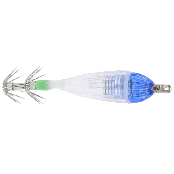 Fiskeri LED Lokke Lys Blæksprutte Form Blåt Lys Farve Agn Under Vand Lokke Lampe med Krog