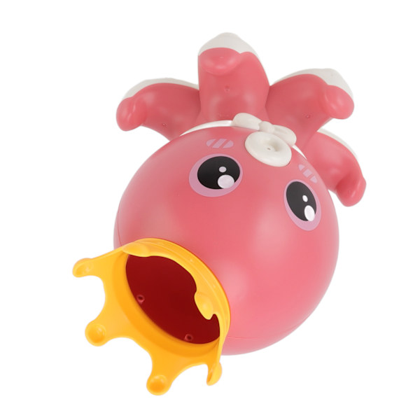Badelegetøj Tegneserie Sjov Blæksprutte Drej Forældre Barn Legetøj Børn Badeværelse Hvirvlende Sprinkler Legetøj Pink