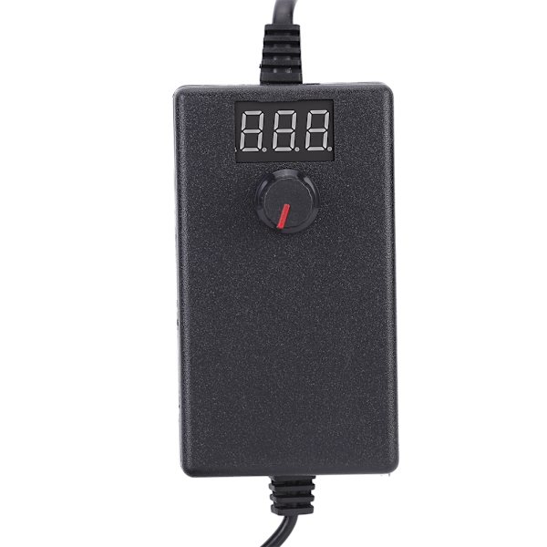 3-12V 2A Vandpumpe Bore Motor Display Skærm Justerbar Strømforsyning med 24W Hastighedsregulerende AdapterEU Stik
