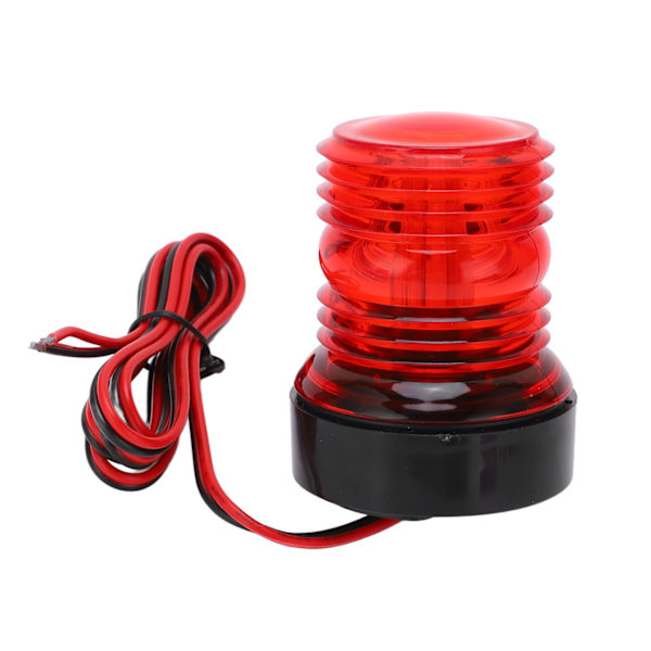 Veneen LED-navigointivalo 360° Ympäri Ankkurinavigointivalo Meriperävalo Punainen valo Purjehdukseen DC 12V-24V