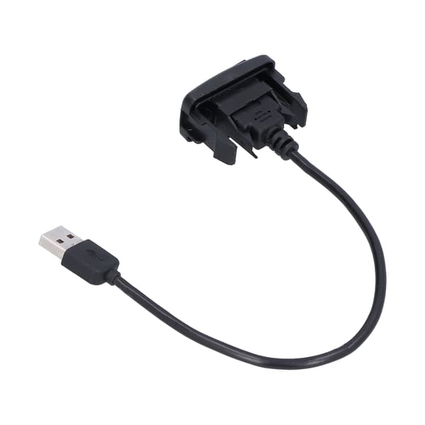 Bil USB-portuttak Fleksibel skjøtekabel Ladeadapter Dashbord Innfelt montering