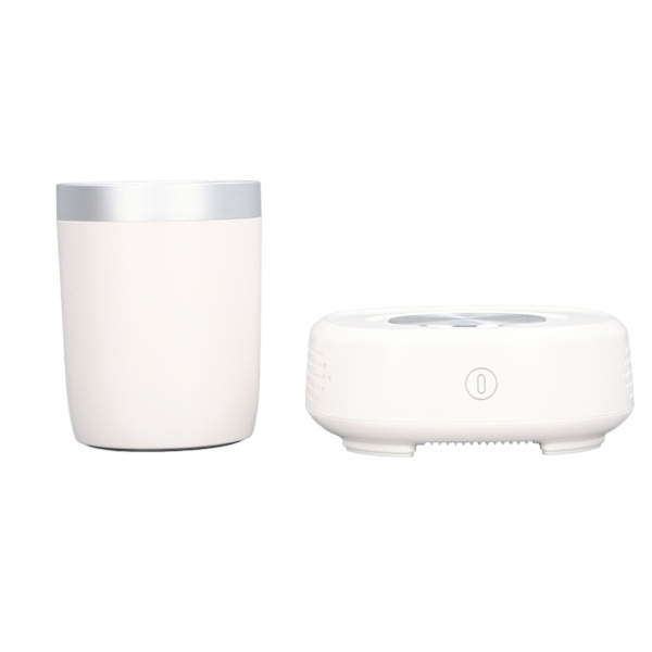 36W Hjem Hurtig Krus Kop Køler Desktop Kaffe Drik Mælk Øl Varmer Køler Hvid 100‑240V EU Stik