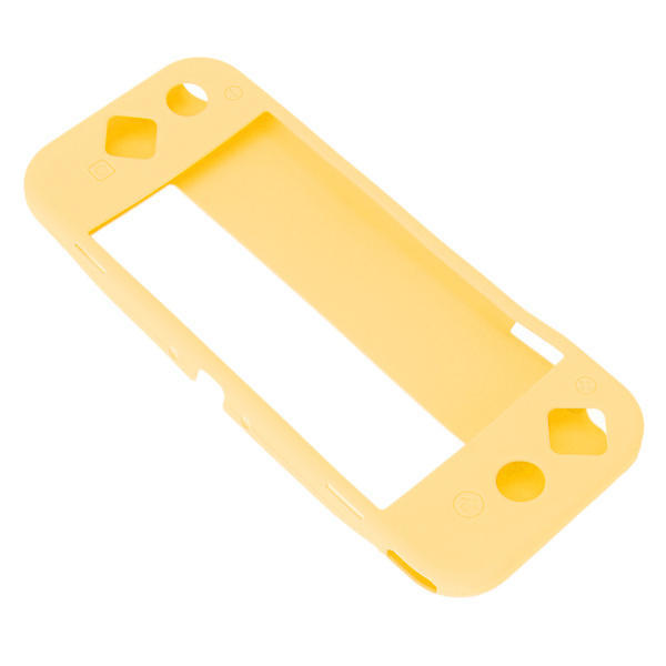 Silikon skyddande fodral skyddande hylsa lämplig för Switch för OLED värdstöd för att expandera fästeGul