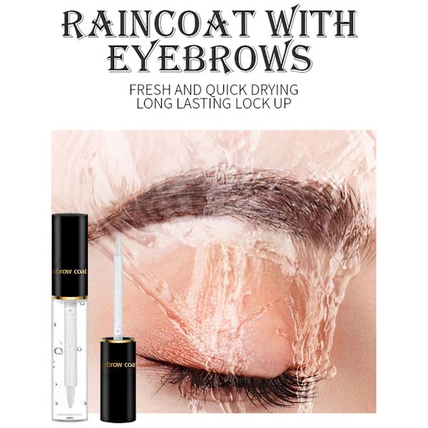 Eyebrow Setting Gel Eyebrow Coat Eyebrow Styling Gel Set Vattentätt, svettsäker Bryn Styling Skönhetssalong Hemmakeup