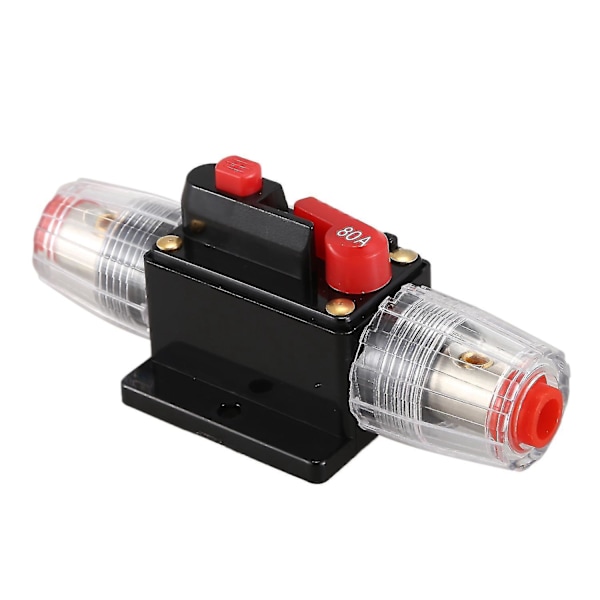 DC 12V 80A Auton Suojaus Inline Virtakatkaisija Sulake