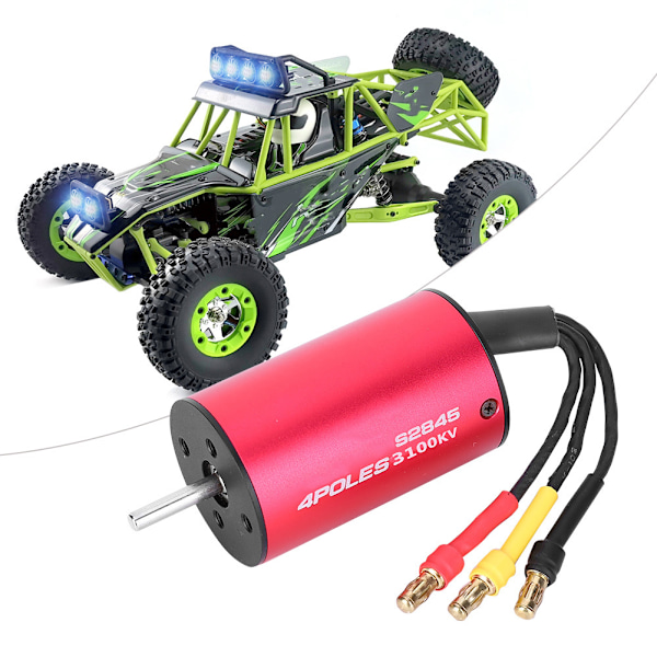 259W 4-polet børsteløs motor S2845 for 1/12 1/18 RC-bilbåter reservedeler KV3100