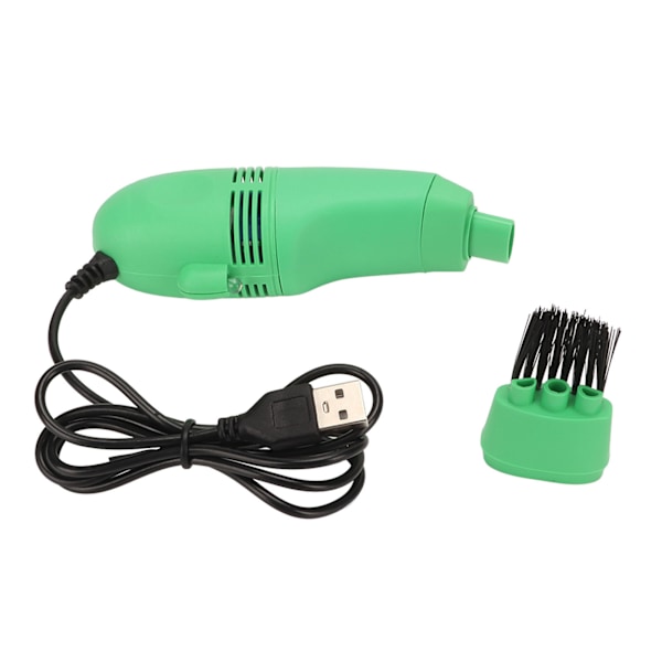 Mini Nail Dust Collector Negative Pressure Large Suction Nail Dust Vacuum Machine for Keyboard Green