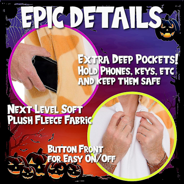 Funziez! Aikuisten pehmoeläin ja merieläin Halloween-asu puku Large Giraffe
