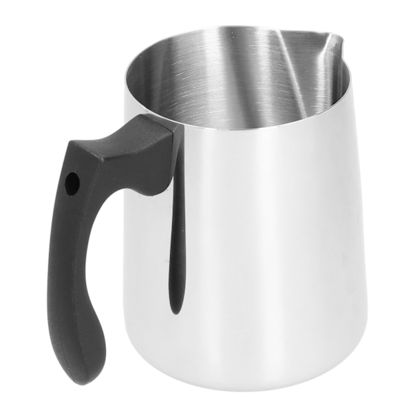 Melkeskummer i rustfritt stål, kaffekanne for latte art, 600 ml