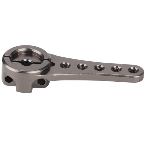 Styreservoarm i lang aluminiumslegering 25T Passer for 1/10 1/8 1/5 RC-bil (Titanium)