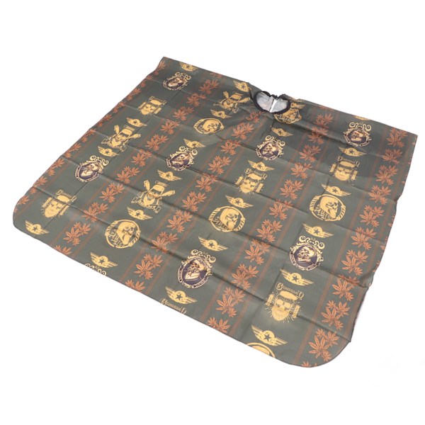 Hårklipning Cape Kit Barber Cape Neck Støvbørste Transparent Vandsprøjte Salon Klipning Frisør Værktøjssæt Gyldent Print