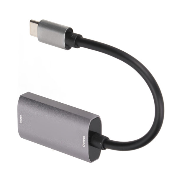 USB C till HD Multimedia Interface Portabelt videoinspelningskort 4K-ingång Full HD-spelfångst för PS4