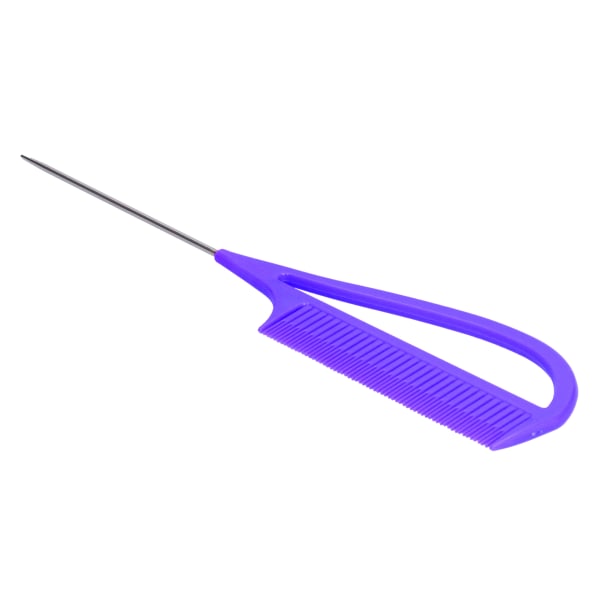 Hårfremhevende halekam Antistatisk hårstylingskam for frisørsalonghjem (lilla)